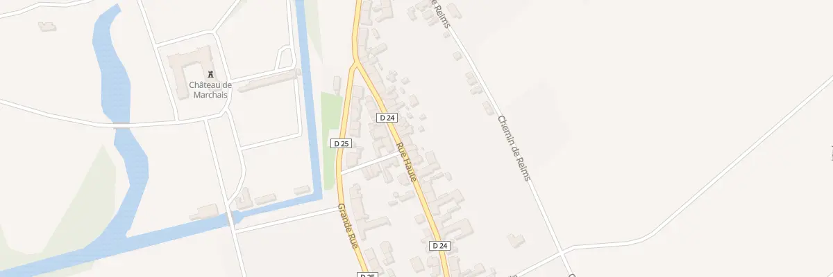 Plan du 30 Rue Haute à Marchais
