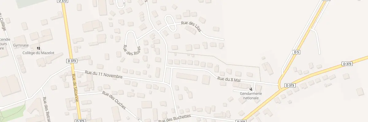 Plan du 9 Rue du 8 Mai 1945 à Anglure