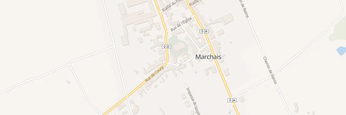 Plan du 1 Rue de Coucy à Marchais