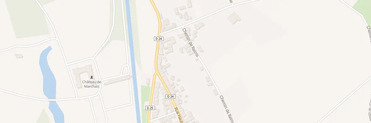 Plan du 9001F Rue Haute à Marchais