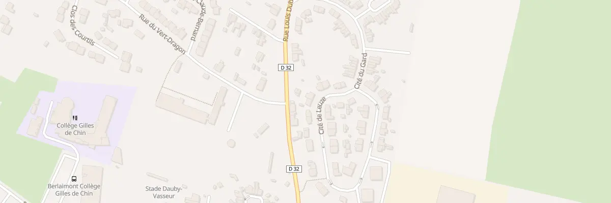 Plan du 12 Cité de Leuze à Berlaimont