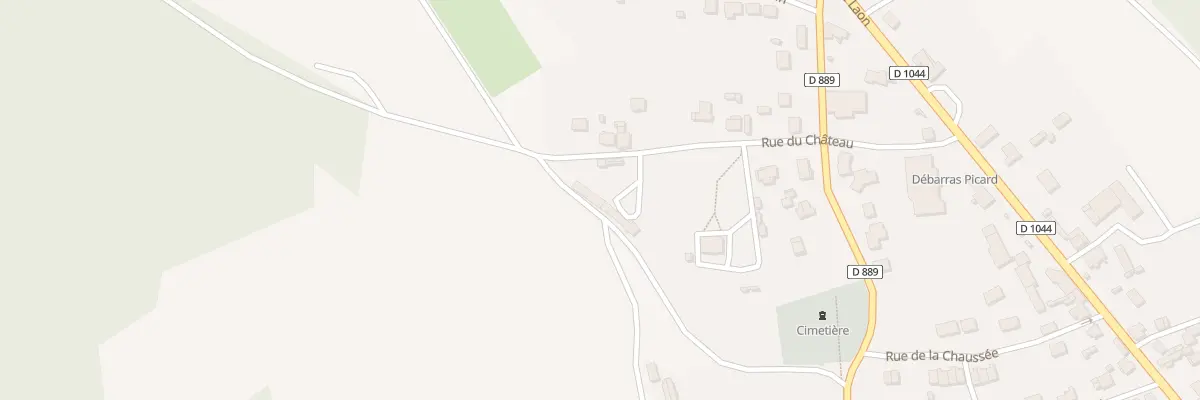 Plan du 9 Rue du Château à Corbeny