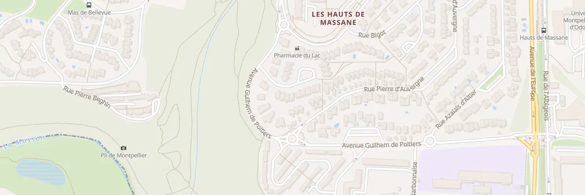 Plan du 19 Pl Senechaussee de Beaucaire à Montpellier