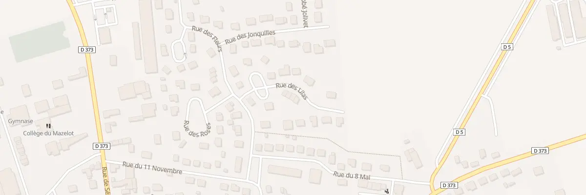 Plan du 8 Rue des Lilas à Anglure