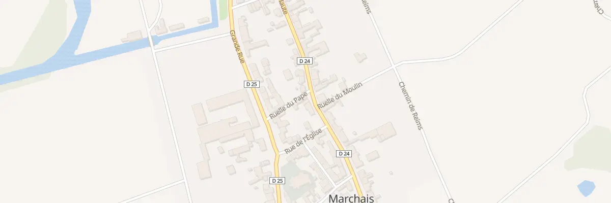 Plan du 5 Rue Haute à Marchais