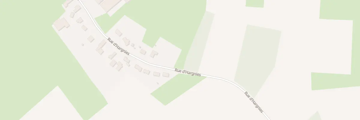 Plan du 725 Rue d’Hargnies à Audignies