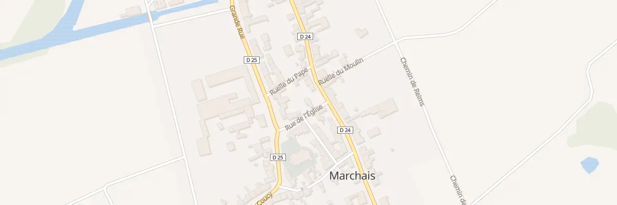 Plan du 9001 Rue de l’Eglise à Marchais