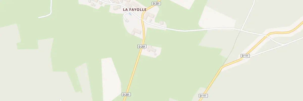 Plan du 5016 La Fayolle à Medeyrolles