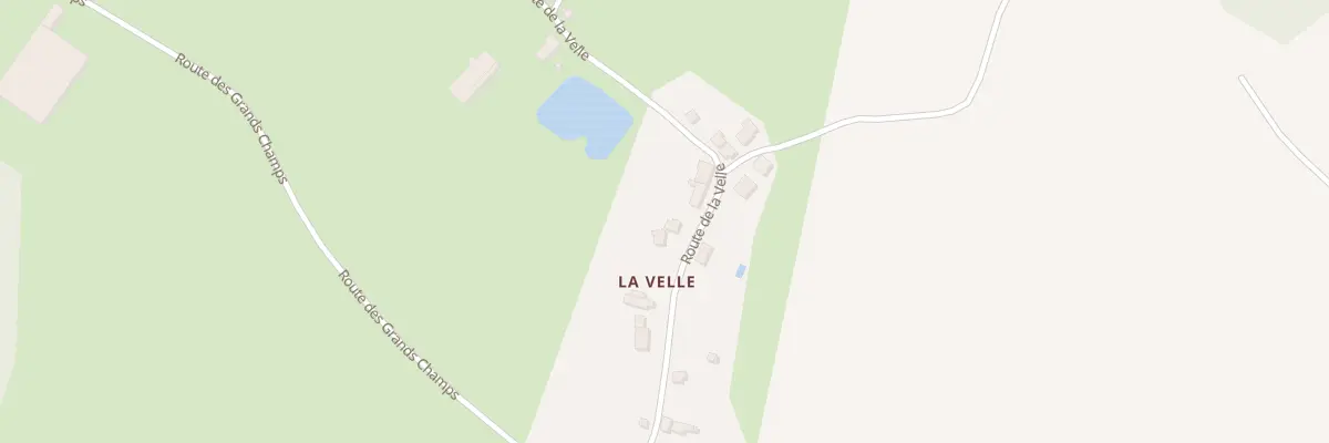 Plan du 233 Rte de la Velle à Blismes
