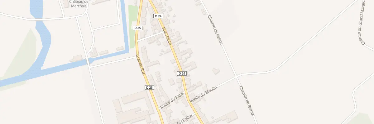 Plan du 14 Rue Haute à Marchais