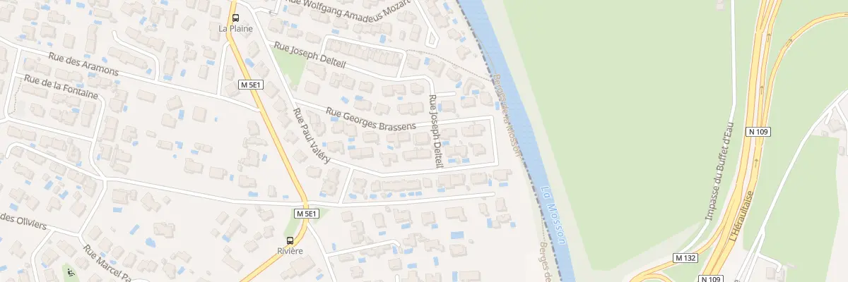 Plan du 12 Rue Georges Brassens à Juvignac