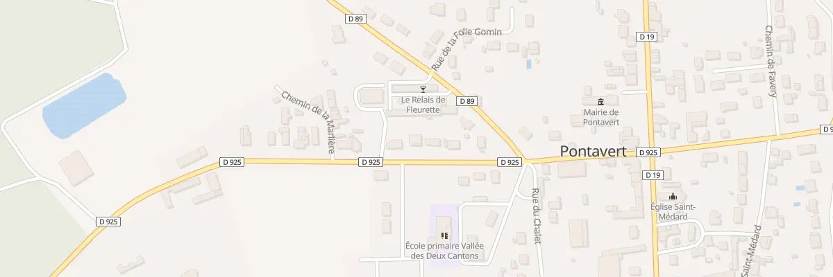 Plan du 10 Rte de Soissons à Pontavert