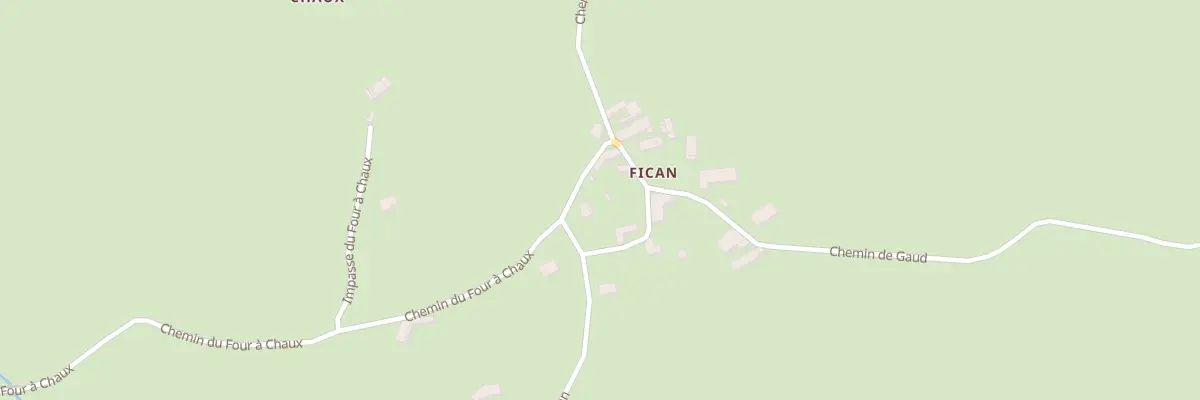 Plan du 720 Che de Fican à Saint-Romain-d’Urfé