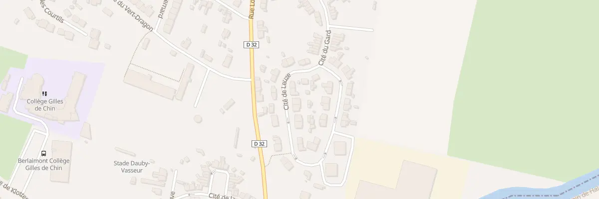 Plan du 9 Cité de Leuze à Berlaimont