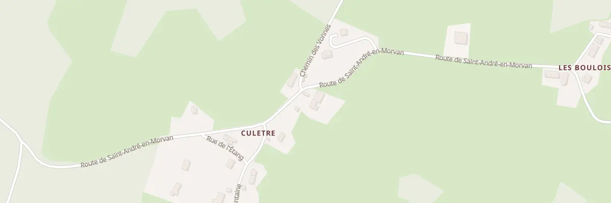Plan du 8 Rte de St Andre à Domecy-sur-Cure