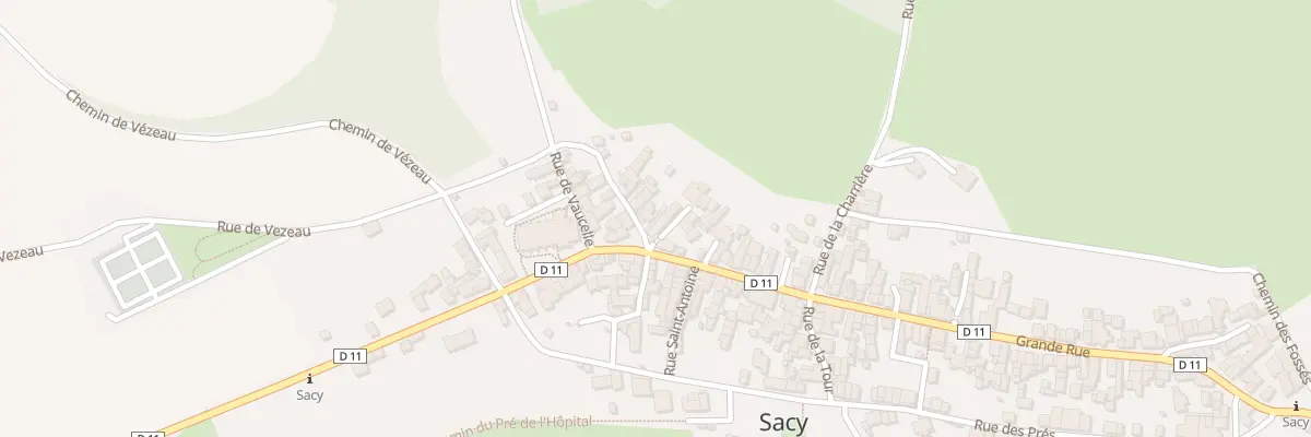 Plan du 2 Rue des Vieilles Fontaines à Vermenton