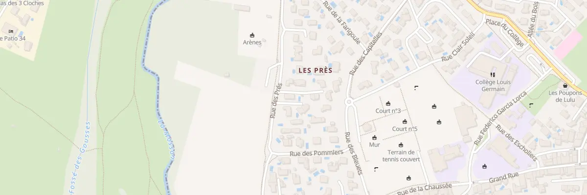 Plan du 14 Rue des Prés à Saint-Jean-de-Védas
