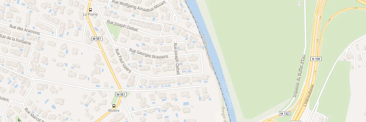 Plan du 14 Rue Georges Brassens à Juvignac