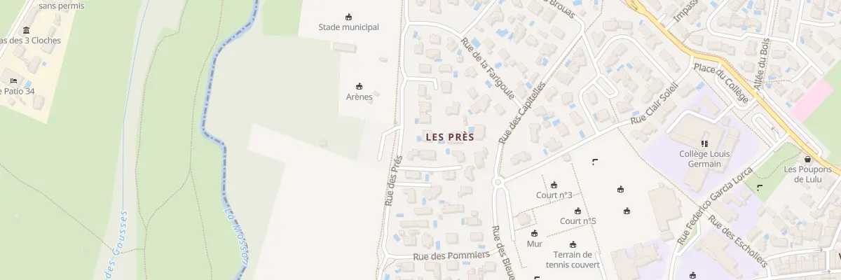 Plan du 20 Rue des Prés à Saint-Jean-de-Védas