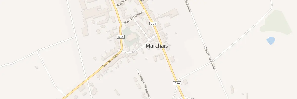 Plan du 6 Rle du Cul de Sac à Marchais