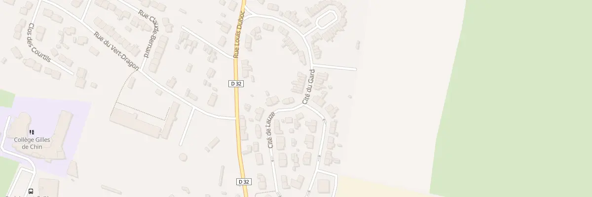 Plan du 2 Cité de Leuze à Berlaimont