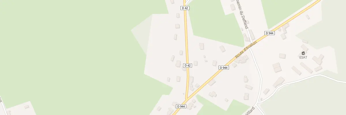 Plan du 9 Rte de Clamecy à Lormes