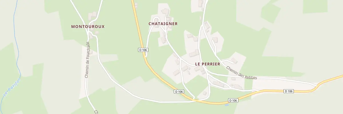 Plan du 5352 Le Perrier à Valcivières