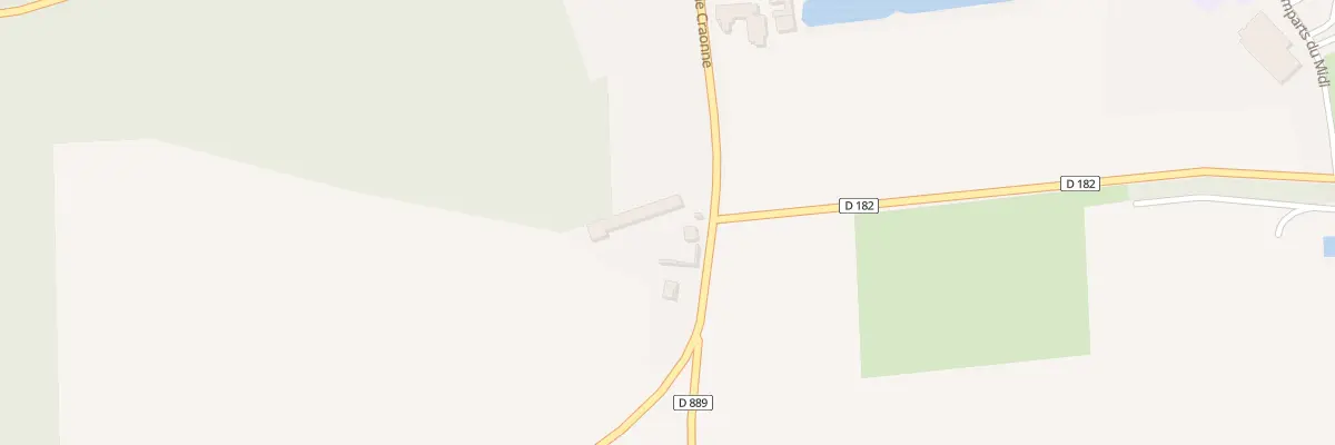 Plan du 16 Rte de Craonne à Corbeny