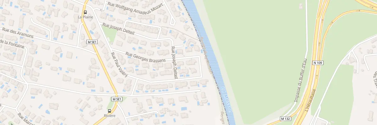 Plan du 16 Rue Georges Brassens à Juvignac