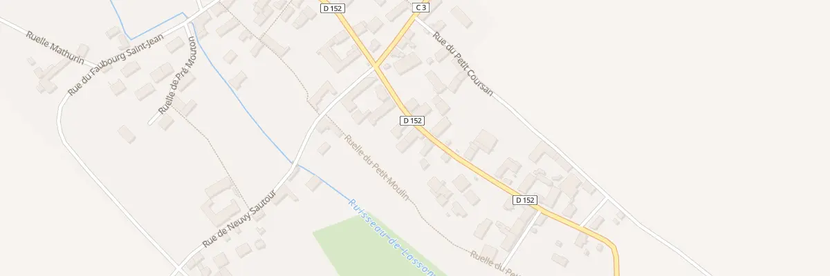 Plan du 38 Gr Grande Rue à Lasson