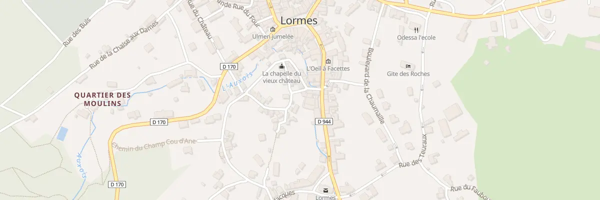 Plan du 5 Rue du Pont Notre-dame à Lormes