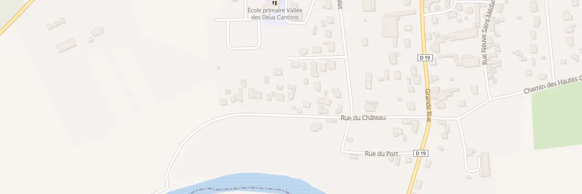 Plan du 12 Rue du Château à Pontavert
