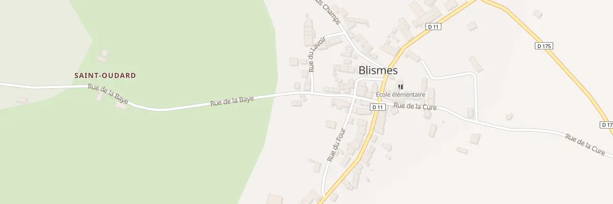 Plan du 78 Le Bourg à Blismes