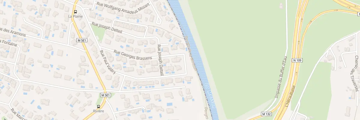 Plan du 18 Rue Georges Brassens à Juvignac