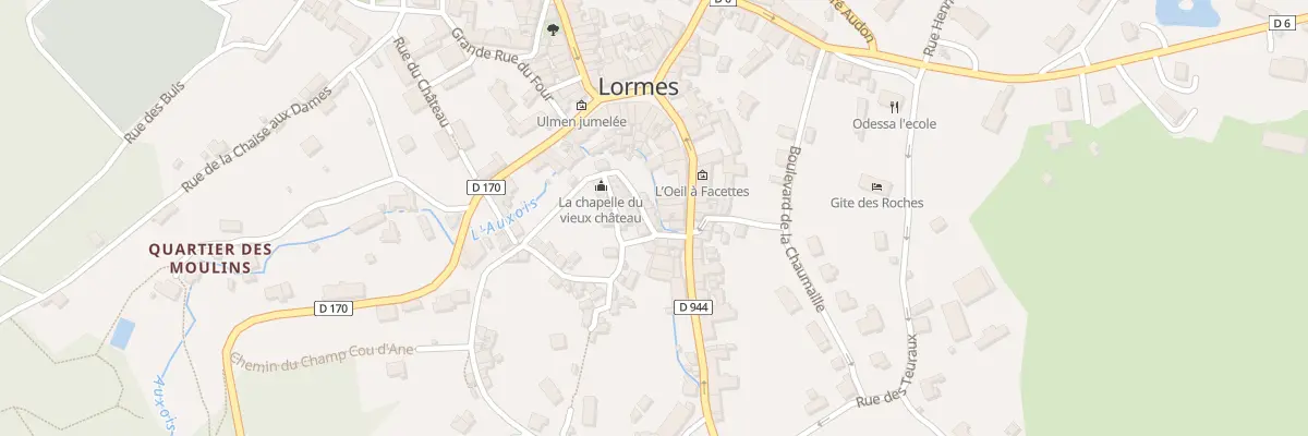 Plan du 2 Rue Notre Dame à Lormes