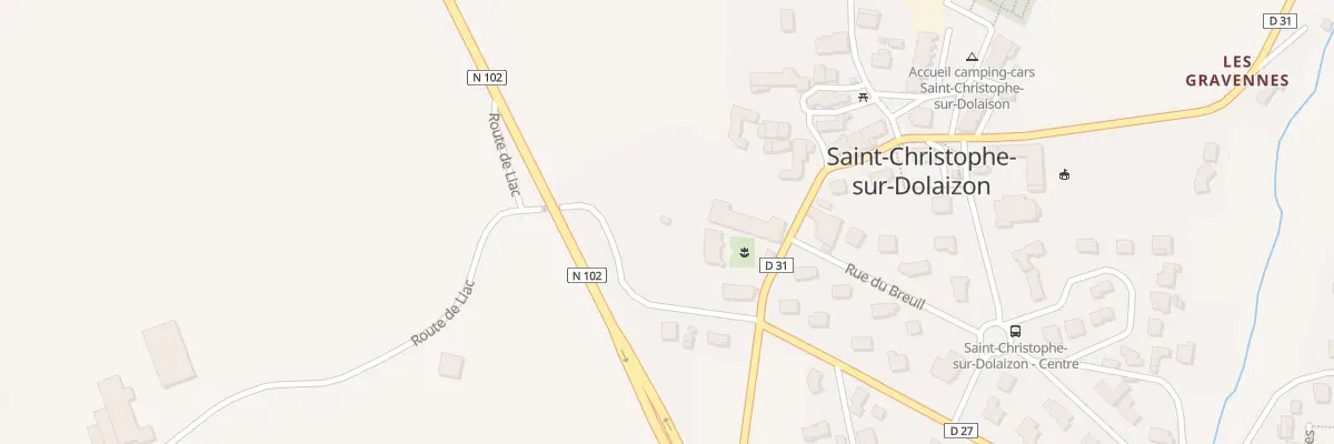 Plan du 5027 Le Bourg à Saint-Christophe-sur-Dolaizon