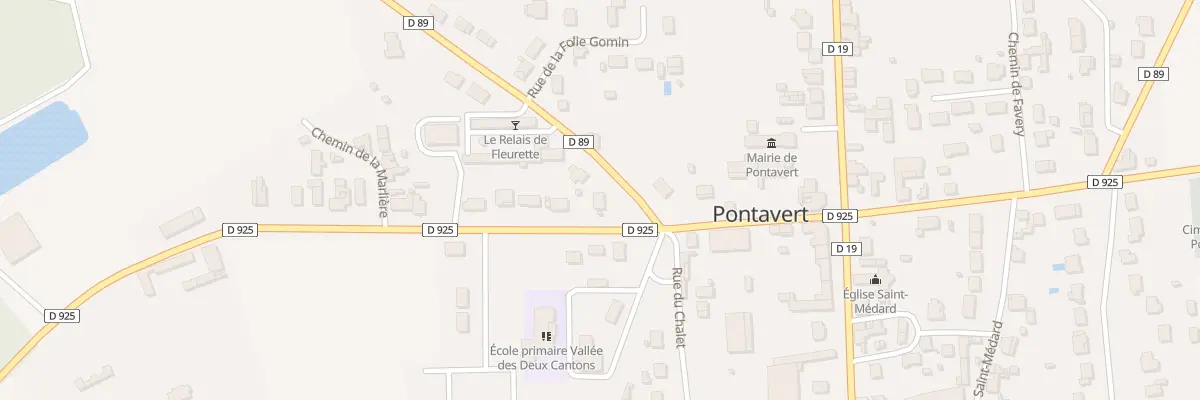 Plan du 1 Rte de Craonnelle à Pontavert