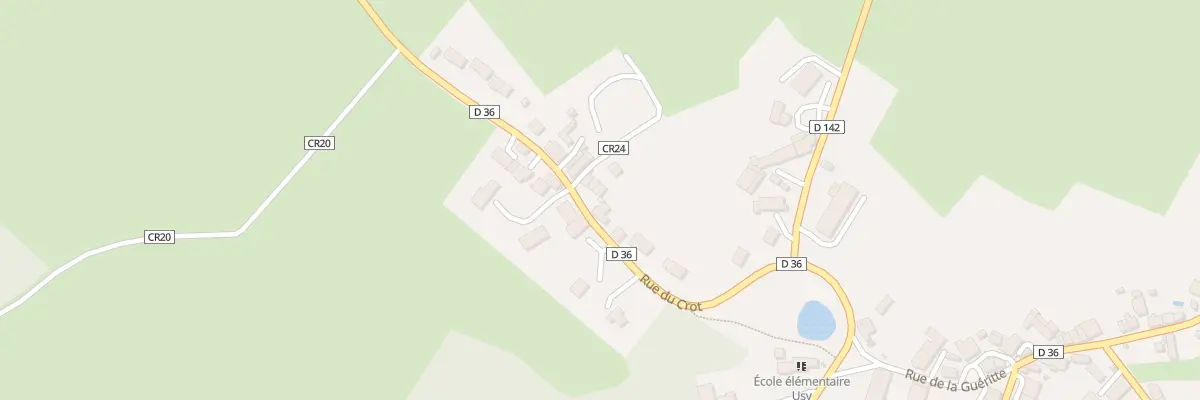 Plan du 8 Rue du Crot à Domecy-sur-Cure