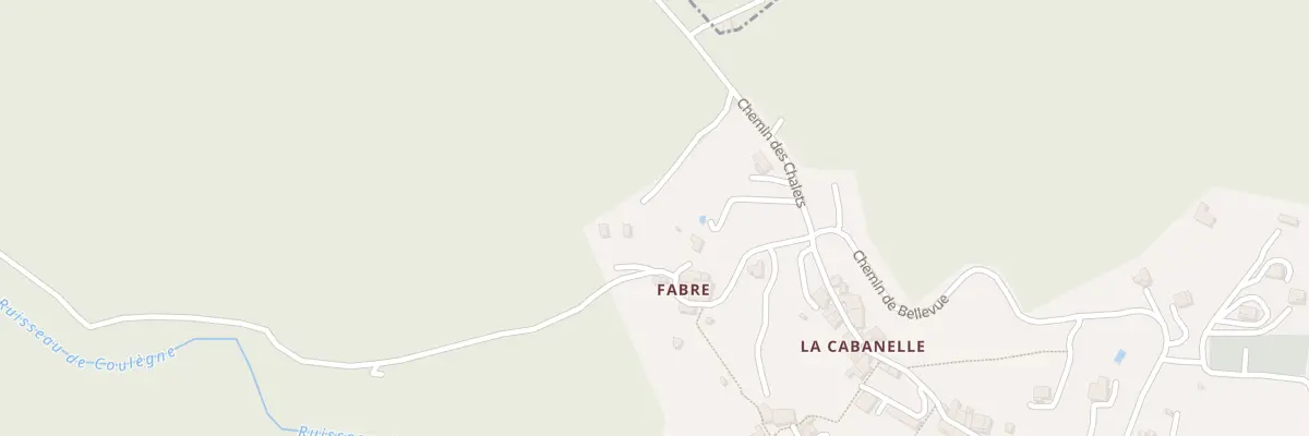 Plan du 5098 Fabre à Colognac