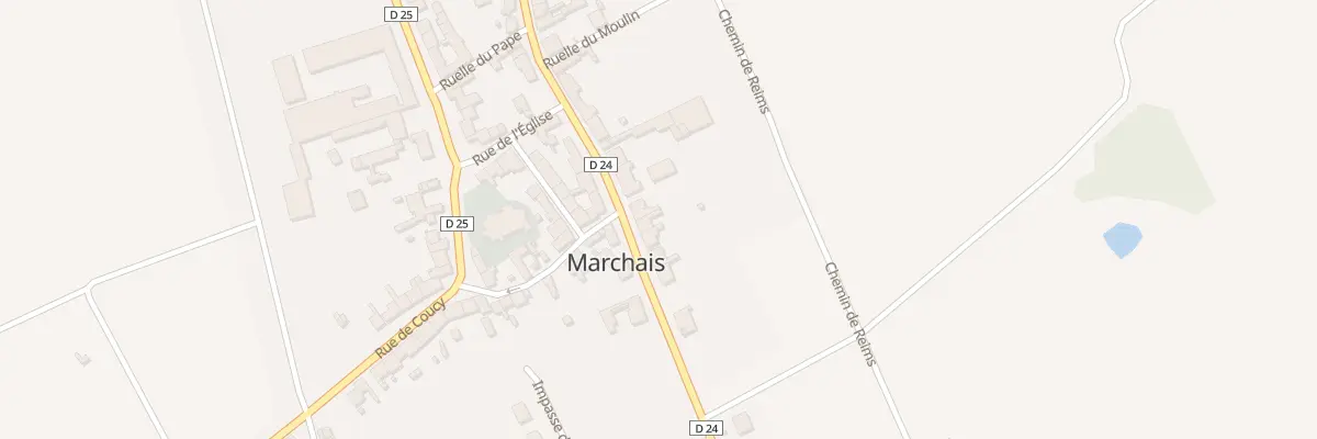 Plan du 18 Rue de Reims à Marchais