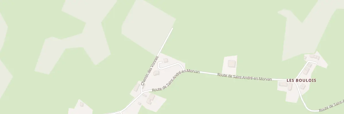 Plan du 11 Rte de St Andre à Domecy-sur-Cure