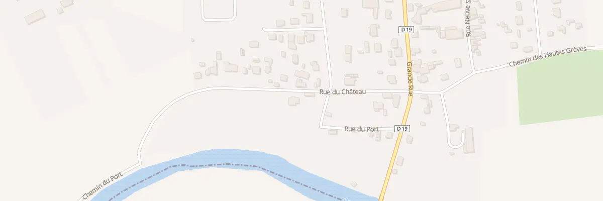 Plan du 7 Rue du Château à Pontavert