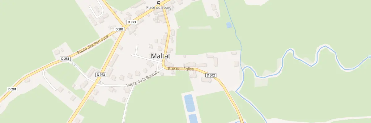 Plan du 5110 Le Bourg à Maltat
