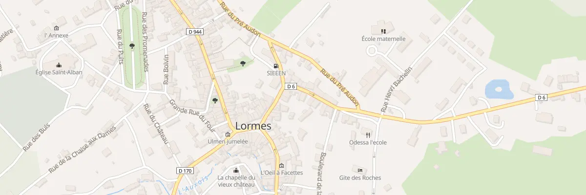 Plan du 14 Rue Porte Fouron à Lormes