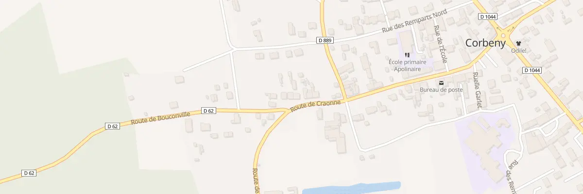 Plan du 10 Rte de Craonne à Corbeny