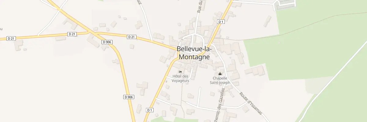 Plan du 5089 Le Bourg à Bellevue-la-Montagne