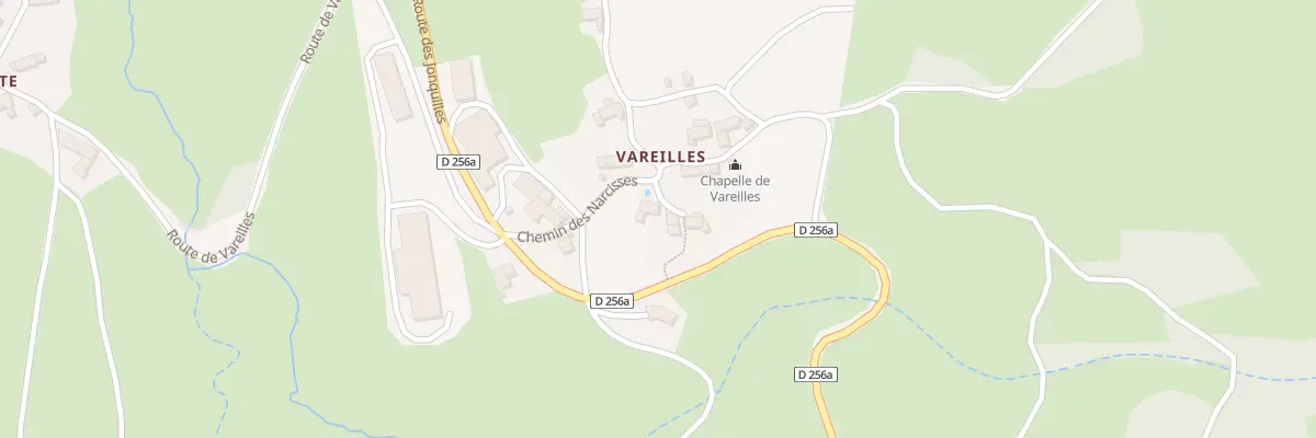 Plan du 5064 Vareilles à Saint-Just