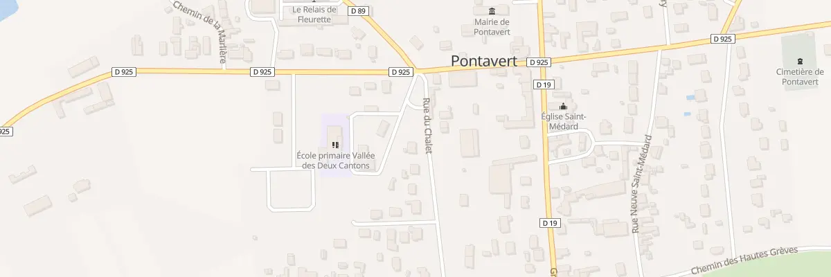 Plan du 9001 Rue du Chalet à Pontavert