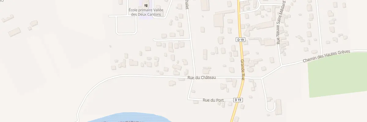 Plan du 16 Rue du Chalet à Pontavert