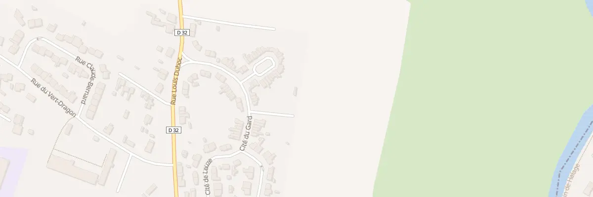 Plan du 32 Cité du Gard à Berlaimont